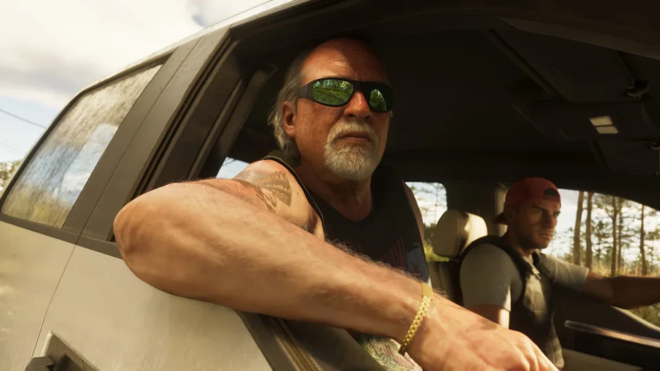 Brian Heder in an official Grand Theft Auto VI screenshot