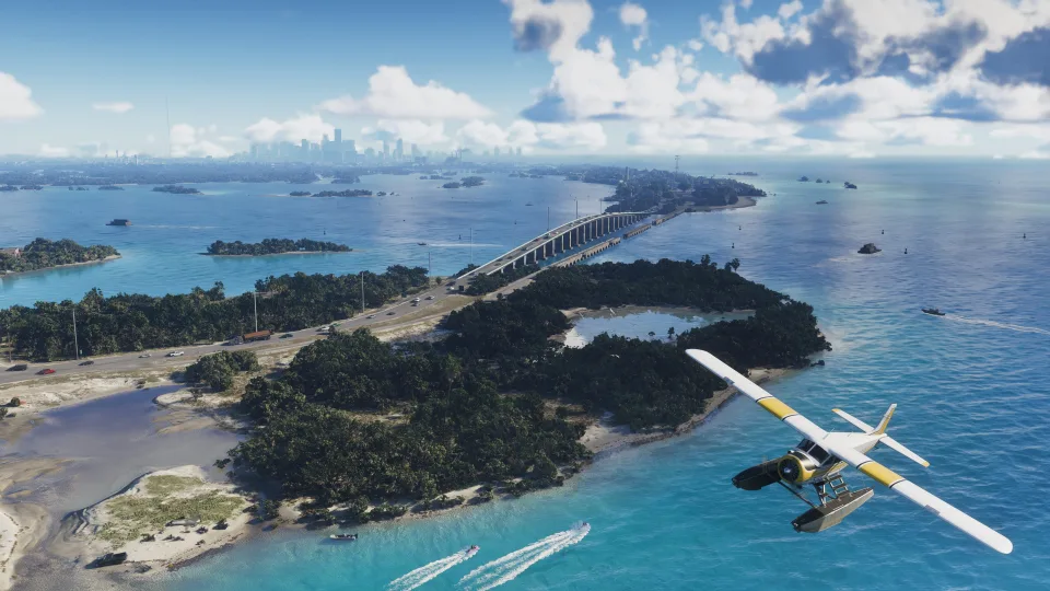 The Leonida Keys shown in an official Grand Theft Auto VI screenshot