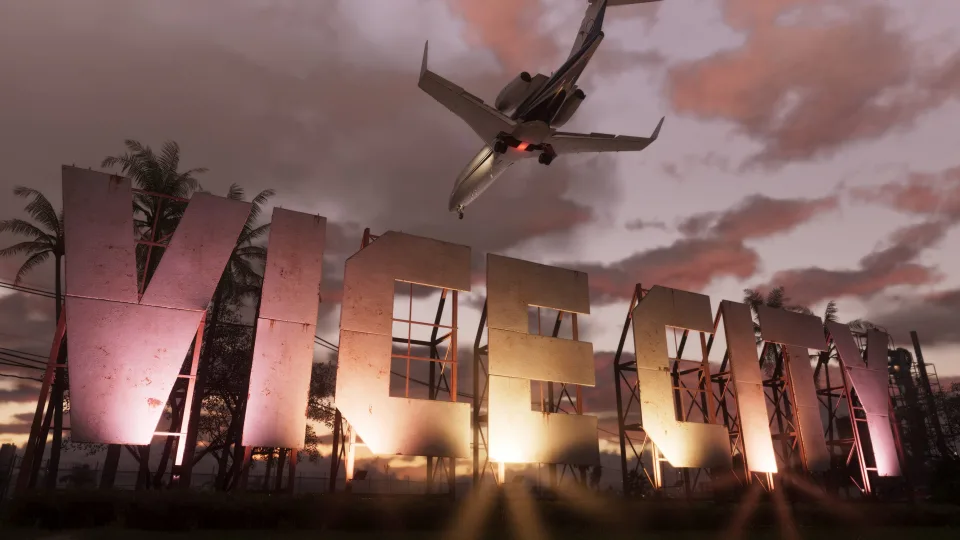Vice City shown in an official Grand Theft Auto VI screenshot